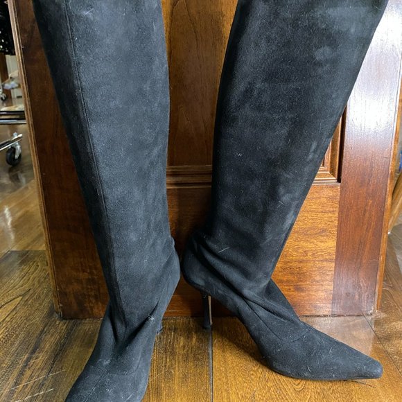 Jimmy Choo suede stiletto knee high boot - Picture 5 of 6